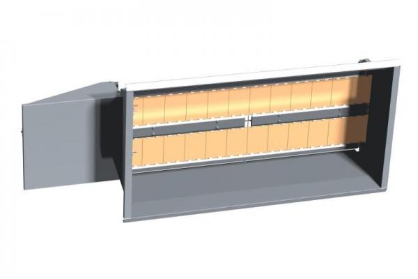 Gasgestookte keramische lichtstraler